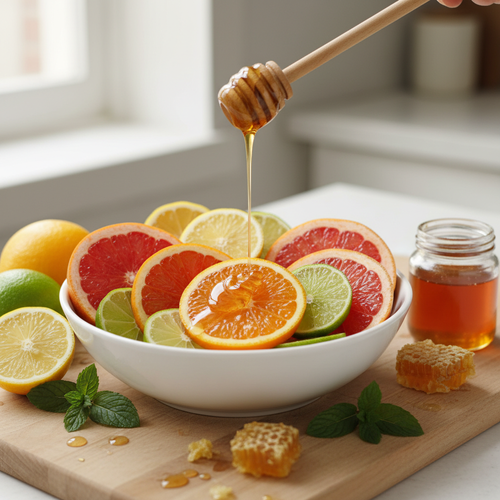 Primer plano de ingredientes naturales como aloe vera y pepino